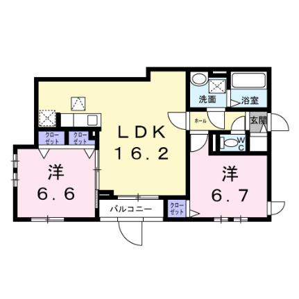 サニーレジデンス高槻本町 101｜大阪府高槻市本町(賃貸アパート2LDK・1階・62.54㎡)の写真 その2