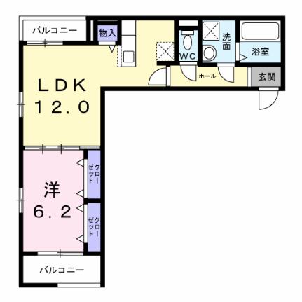 グレートエレガンス’24 202｜大阪府門真市柳田町(賃貸アパート1LDK・2階・45.80㎡)の写真 その2