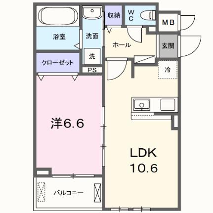 東神田町アパートＷＥＳＴ 301｜大阪府寝屋川市東神田町(賃貸アパート1LDK・3階・42.00㎡)の写真 その2