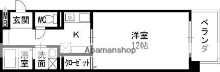 アベニール香里 106｜大阪府寝屋川市松屋町(賃貸マンション1K・1階・36.51㎡)の写真 その2