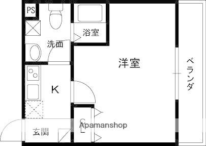 大阪府交野市森南１丁目（賃貸マンション1K・1階・23.17㎡） その2