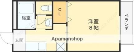 ウエストホン ｜大阪府寝屋川市境橋町(賃貸アパート1K・2階・25.00㎡)の写真 その2