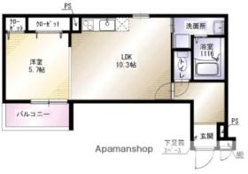 大阪府寝屋川市上神田１丁目（賃貸アパート1LDK・2階・40.14㎡） その2