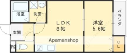 ＡＲＣＨＡＣＴ 303｜大阪府門真市本町(賃貸アパート1LDK・3階・34.41㎡)の写真 その2