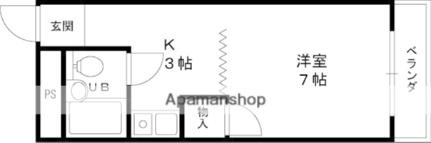 アロウンキャッスル 403｜大阪府寝屋川市松屋町(賃貸マンション1K・4階・19.00㎡)の写真 その2