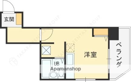 山一守口壱番館 403｜大阪府守口市豊秀町２丁目(賃貸マンション1R・4階・24.04㎡)の写真 その2