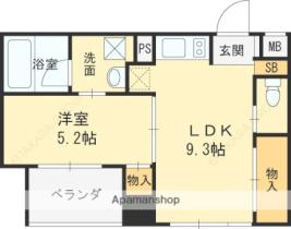 ピコットVII 602 ｜ 大阪府枚方市新町１丁目（賃貸マンション1LDK・6階・35.00㎡） その2