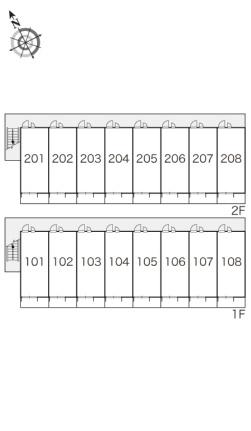 レオパレス夢3番館 208｜大阪府四條畷市二丁通町(賃貸アパート1K・2階・23.18㎡)の写真 その17