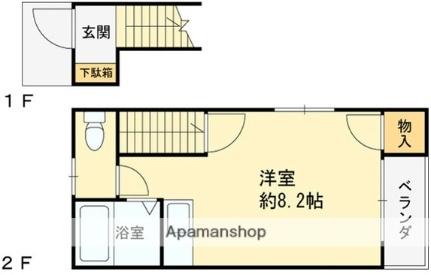 チェリーハイツ東5 102｜大阪府八尾市東本町５丁目(賃貸アパート1R・2階・24.61㎡)の写真 その2