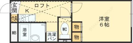 レオパレスヴァンベールII 103｜大阪府羽曳野市野(賃貸アパート1K・1階・20.28㎡)の写真 その2