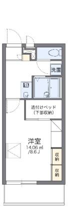 レオパレスソレイユIII 304｜大阪府東大阪市西岩田４丁目(賃貸マンション1K・3階・23.18㎡)の写真 その2