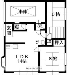 ハイム城山2 105｜大阪府羽曳野市古市５丁目(賃貸マンション2LDK・1階・55.00㎡)の写真 その2