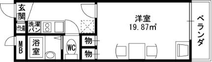 レオパレスＡｎｇｅｌｓ 108 ｜ 大阪府羽曳野市翠鳥園（賃貸アパート1K・1階・19.87㎡） その2