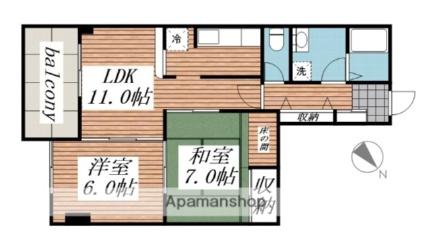 グレース中百舌鳥トキワ 301｜大阪府堺市北区百舌鳥梅町３丁(賃貸マンション2LDK・3階・54.10㎡)の写真 その2