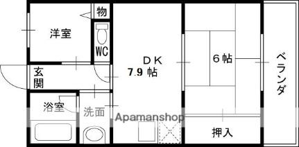 オルゴグラート放出 202｜大阪府大阪市鶴見区放出東１丁目(賃貸マンション2DK・2階・44.59㎡)の写真 その2