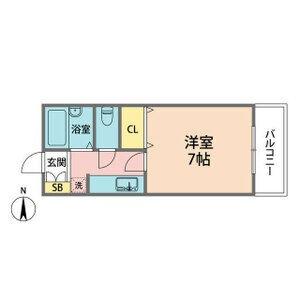 ソレーユフタバ 411｜大阪府大阪市鶴見区浜３丁目(賃貸マンション1K・4階・21.28㎡)の写真 その2