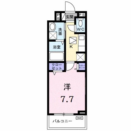 アンジュ　ド　ボヌール　香里園 110｜大阪府枚方市南中振２丁目(賃貸アパート1K・1階・27.02㎡)の写真 その2