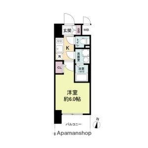 エスリードレジデンス梅田グランゲート 1103｜大阪府大阪市北区豊崎６丁目(賃貸マンション1K・11階・21.09㎡)の写真 その2