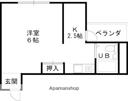 アップルハイツ富田 303｜大阪府高槻市富田町３丁目(賃貸マンション1K・3階・18.00㎡)の写真 その2