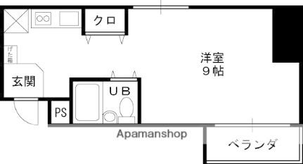 メゾン・ド・ゴトウ 306｜大阪府大阪市北区浪花町(賃貸マンション1R・3階・23.30㎡)の写真 その2