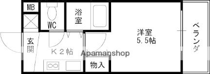 パライッソ・オク 302｜大阪府大阪市北区浪花町(賃貸マンション1K・3階・17.93㎡)の写真 その2