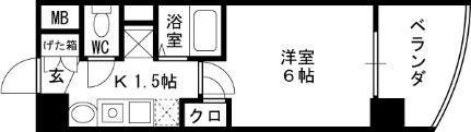 プレサンス天満ステーションフロント 0709｜大阪府大阪市北区山崎町(賃貸マンション1K・7階・21.50㎡)の写真 その2