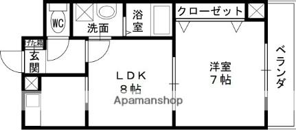 ドゥ・ミル・アン東大阪 303｜大阪府東大阪市荒本北２丁目(賃貸マンション1LDK・3階・35.00㎡)の写真 その2