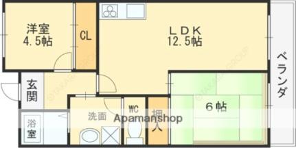 ニードハイツ 301｜大阪府東大阪市衣摺３丁目(賃貸マンション2LDK・3階・53.99㎡)の写真 その2