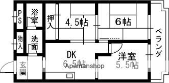 大阪府東大阪市玉串町西１丁目(賃貸マンション3DK・3階・47.85㎡)の写真 その2