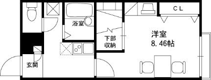 レオパレスコンフォート 206｜大阪府東大阪市中石切町３丁目(賃貸アパート1K・2階・23.18㎡)の写真 その2