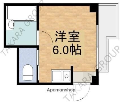 ハイツ菱屋 1A｜大阪府東大阪市菱屋西５丁目(賃貸マンション1R・1階・11.62㎡)の写真 その2