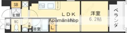 コンソラーレ東野田 401｜大阪府大阪市都島区東野田町１丁目(賃貸マンション1LDK・4階・34.88㎡)の写真 その2