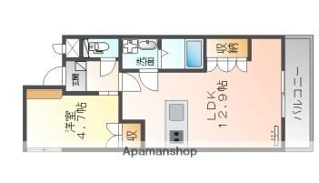 ハルコート箕面 ｜大阪府箕面市彩都粟生南２丁目(賃貸マンション1LDK・2階・39.60㎡)の写真 その2