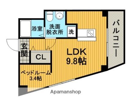 スジュ 306｜大阪府豊中市桜の町２丁目(賃貸マンション1LDK・3階・32.19㎡)の写真 その2