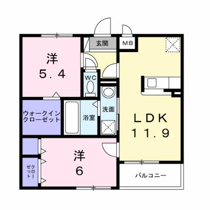 豊島北2丁目マンション 305｜大阪府池田市豊島北２丁目(賃貸マンション2LDK・3階・54.18㎡)の写真 その2