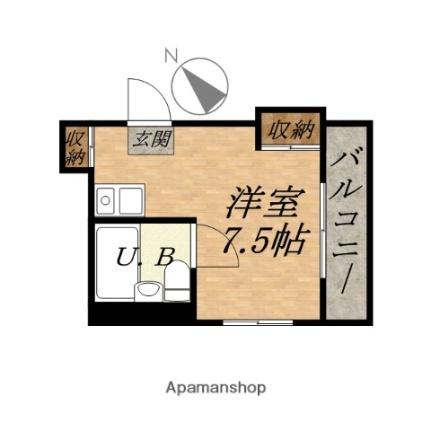 大阪府大阪市港区田中２丁目(賃貸マンション1R・4階・17.64㎡)の写真 その2