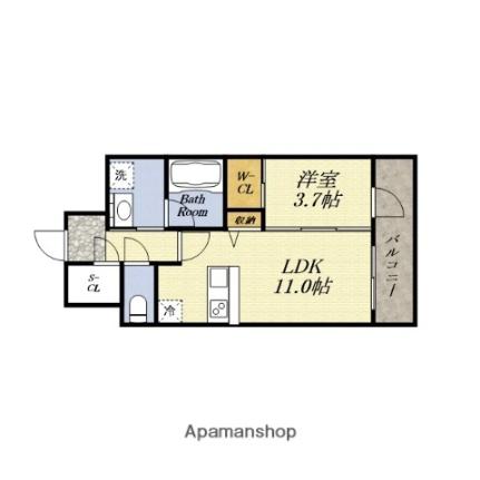 ＴＥＡＬ　ＲＥＳＩＤＥＮＣＥ　ＢＡＹ ｜大阪府大阪市港区弁天５丁目(賃貸マンション1LDK・3階・40.64㎡)の写真 その2