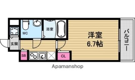 Ｓ－ＲＥＳＩＤＥＮＣＥ北浜 307｜大阪府大阪市中央区東高麗橋(賃貸マンション1K・3階・22.62㎡)の写真 その2