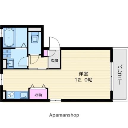 セジュール谷町六丁目 201 ｜ 大阪府大阪市中央区上本町西１丁目（賃貸アパート1R・2階・30.88㎡） その2