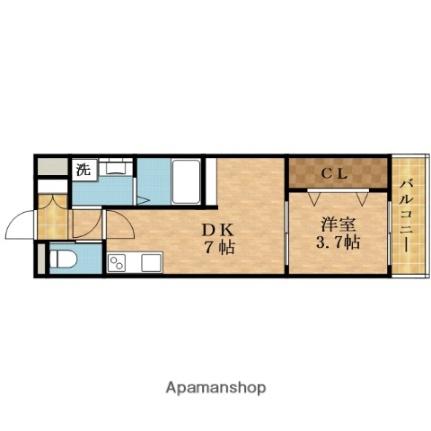 メルベージュ千林大宮 104｜大阪府大阪市旭区大宮４丁目(賃貸マンション1DK・1階・28.14㎡)の写真 その2