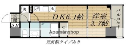 リヴェント福島野田 606.｜大阪府大阪市福島区吉野１丁目(賃貸マンション1DK・6階・24.84㎡)の写真 その2