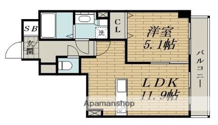 ＴＯＰＡＺ江坂 502｜大阪府吹田市垂水町３丁目(賃貸マンション1LDK・5階・41.38㎡)の写真 その2