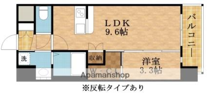 セレニテ江坂ミラク 1001｜大阪府吹田市江坂町１丁目(賃貸マンション1LDK・10階・33.49㎡)の写真 その2