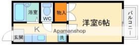 大阪府箕面市石丸２丁目（賃貸アパート1K・2階・20.46㎡） その2