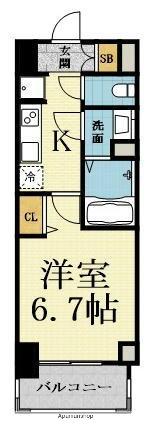 ＡｒｔｉｚＡ淡路 1106｜大阪府大阪市東淀川区淡路４丁目(賃貸マンション1K・11階・22.80㎡)の写真 その2