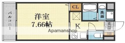 プレッツァ新大阪 302｜大阪府大阪市東淀川区東中島１丁目(賃貸マンション1K・3階・24.48㎡)の写真 その2