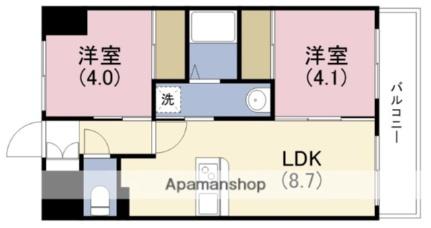 パラゴン勝山通り  ｜ 大阪府大阪市生野区田島１丁目（賃貸マンション2LDK・8階・40.30㎡） その2