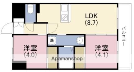 パラゴン勝山通り  ｜ 大阪府大阪市生野区田島１丁目（賃貸マンション2LDK・3階・40.30㎡） その2