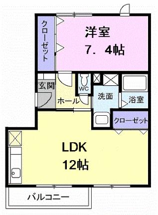 ハートベイルＡ 101｜大阪府高石市綾園５丁目(賃貸マンション1LDK・1階・51.86㎡)の写真 その2