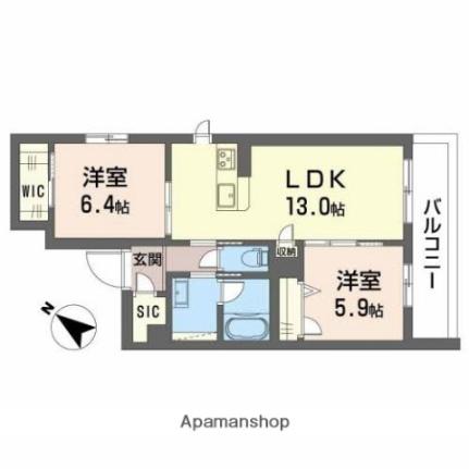 ｐｌａｉｓｉｒ　ｒａｆｆｉｎｅ 203｜大阪府高石市千代田５丁目(賃貸マンション2LDK・2階・59.62㎡)の写真 その2